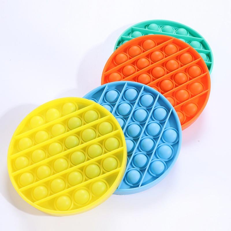 Large Pop It Fidget Toy - Rainbow Silicone Push Bubble | OEM/ODM