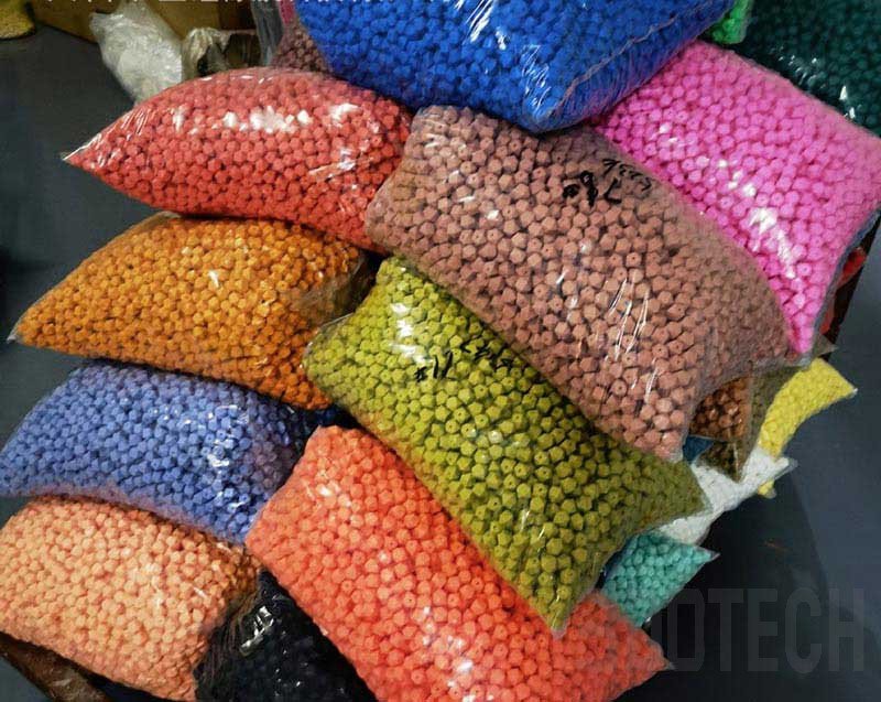 OEM custom round silicone beads with custom colors and prints