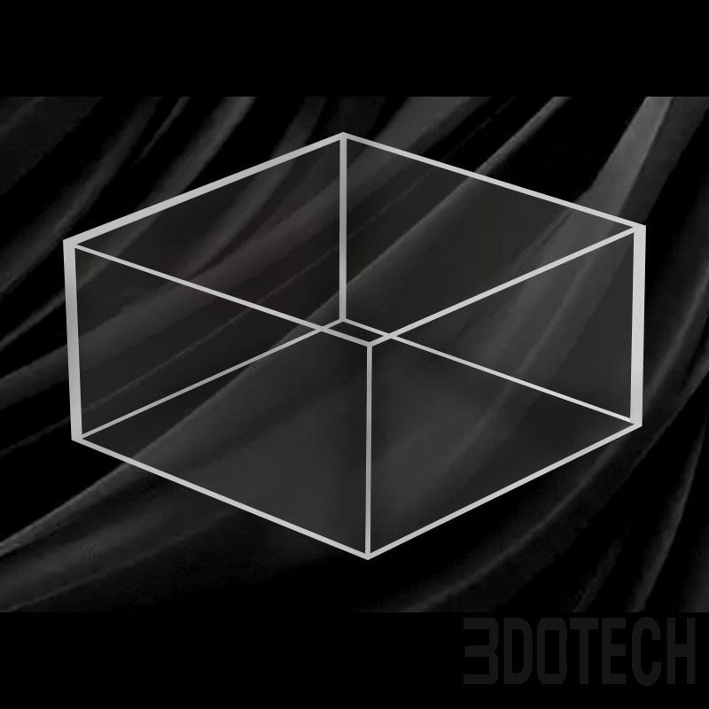 Custom Acrylic Square Box | Clear to Opaque, Color Customization | OEM/ODM