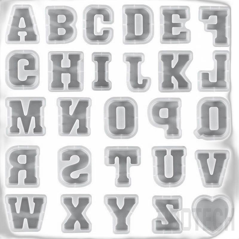 Custom Silicone Letter & Number Molds | OEM/ODM - 3DOTECH